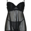 Babydoll nattlinne med extrem push up Bh - TopLady