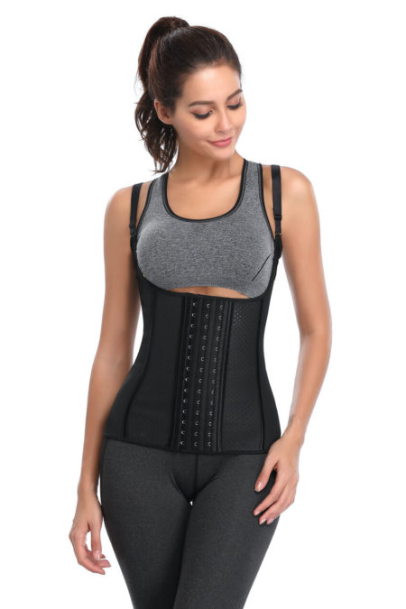 Waist trainer korsett i latex med lufthål som andas - TopLady