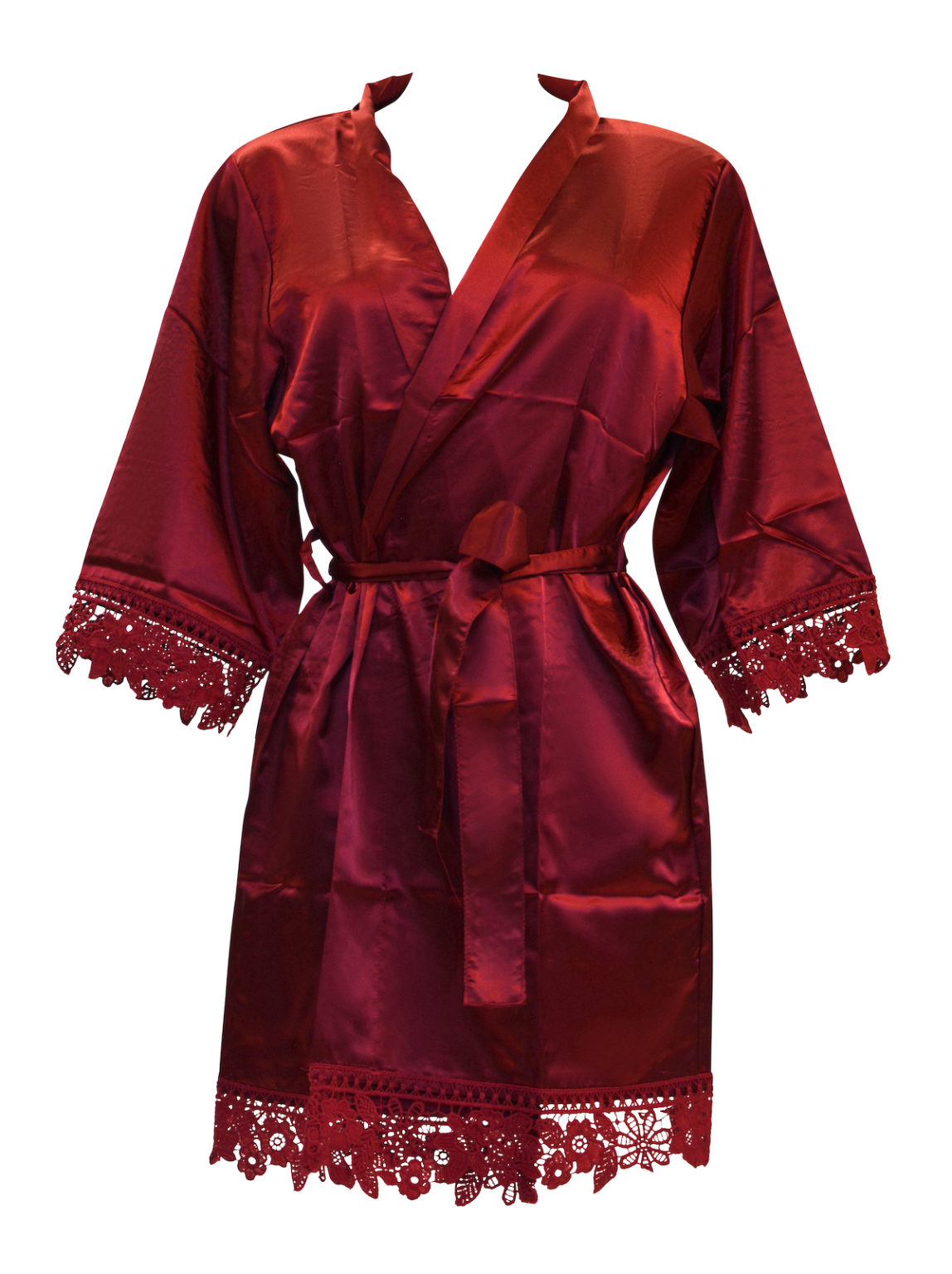 Silkeslen Kimono Morgonrock