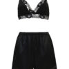 Short pyjamas satin och bh - TopLady