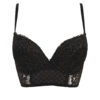 Svart bralette push up-bh