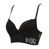 Svart bralette push up-bh